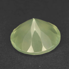 Prehnite naturale verde da 5,47 ct, trasparente, trasparente/traslucido