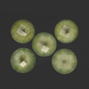 Prehnite naturale verde da  ct, trasparente, trasparente/traslucido