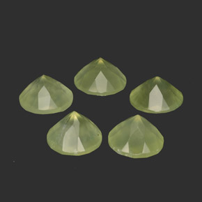 Prehnite naturale verde da  ct, trasparente, trasparente/traslucido