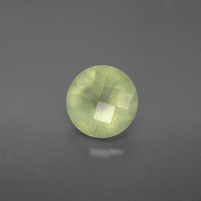 Prehnite naturale verde da 1,94 ct, trasparente, trasparente/traslucido