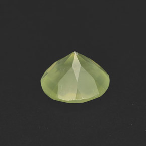 Prehnite naturale verde da 1,81 ct, trasparente, trasparente/traslucido
