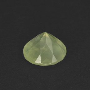 Prehnite naturale verde da 1,99 ct, trasparente, trasparente/traslucido