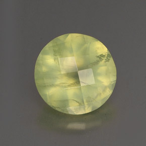 Prehnite naturale verde da 1,94 ct, trasparente, trasparente/traslucido