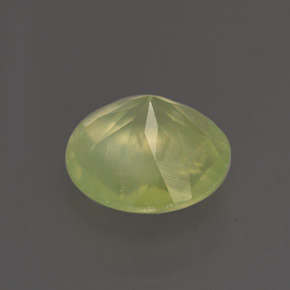 Prehnite naturale verde da 1,94 ct, trasparente, trasparente/traslucido