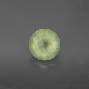 Prehnite Verde naturale da 1.84 ct, Trasparente, Trasparente/Traslucido