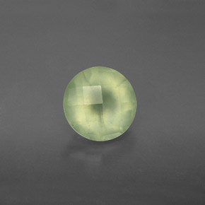 Prehnite Verde naturale da 1.84 ct, Trasparente, Trasparente/Traslucido