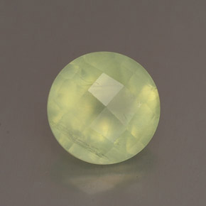 Prehnite naturale verde da 1,94 ct, trasparente, trasparente/traslucido