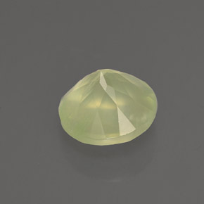 Prehnite naturale verde da 1,87 ct, trasparente, trasparente/traslucido