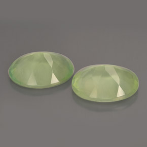 Prehnite naturale verde da  ct, trasparente, trasparente/traslucido