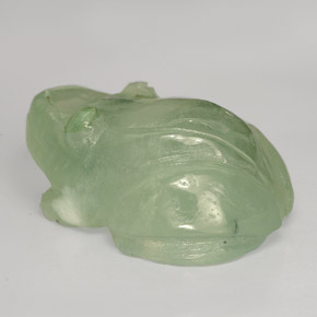 Prehnite naturale verde da 20,35 ct, trasparente, trasparente/traslucido