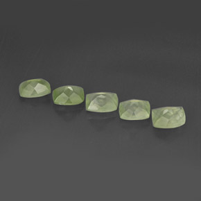 Prehnite naturale verde da  ct, trasparente, trasparente/traslucido