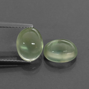 Prehnite naturale verde da  ct, trasparente, trasparente/traslucido