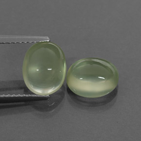 Prehnite naturale verde da  ct, trasparente, trasparente/traslucido