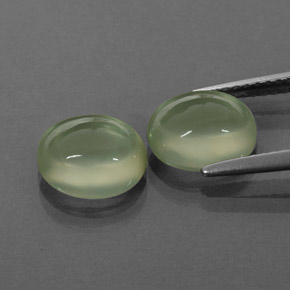 Prehnite naturale verde da  ct, trasparente, trasparente/traslucido