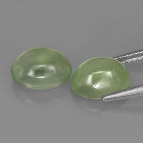 Prehnite naturale verde da  ct, trasparente, trasparente/traslucido