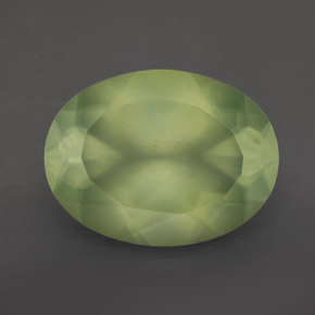 Prehnite naturale verde da 8,93 ct, trasparente, trasparente/traslucido