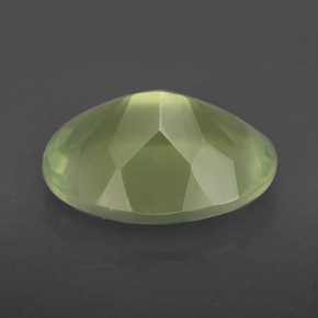 Prehnite naturale verde da 8,93 ct, trasparente, trasparente/traslucido