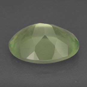Prehnite naturale verde da 9,03 ct, trasparente, trasparente/traslucido