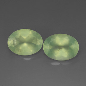 Prehnite naturale verde da  ct, trasparente, trasparente/traslucido