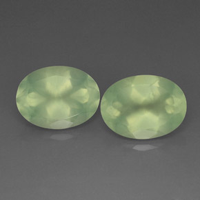 Prehnite naturale verde da  ct, trasparente, trasparente/traslucido