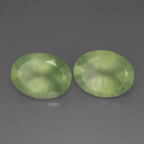 Prehnite naturale verde da  ct, trasparente, trasparente/traslucido