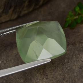 Prehnite naturale verde da 7,15 ct, trasparente, trasparente/traslucido