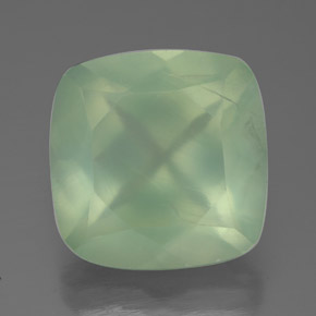 Prehnite Verde naturale da 7.48 ct, Trasparente, Trasparente/Traslucido
