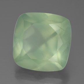 Prehnite Verde naturale da 7.48 ct, Trasparente, Trasparente/Traslucido
