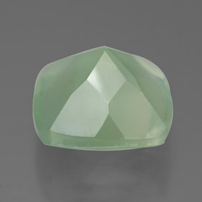 Prehnite Verde naturale da 7.48 ct, Trasparente, Trasparente/Traslucido