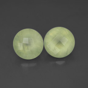 Prehnite naturale verde da  ct, trasparente, trasparente/traslucido
