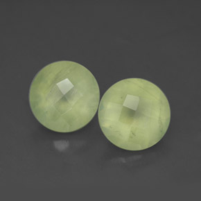 Prehnite naturale verde da  ct, trasparente, trasparente/traslucido