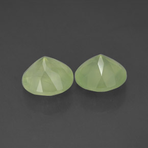 Prehnite naturale verde da  ct, trasparente, trasparente/traslucido