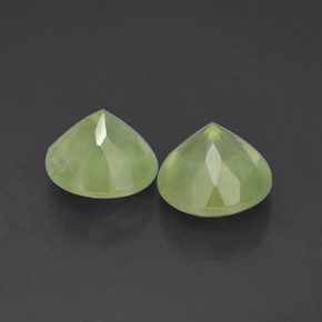 Prehnite naturale verde da  ct, trasparente, trasparente/traslucido