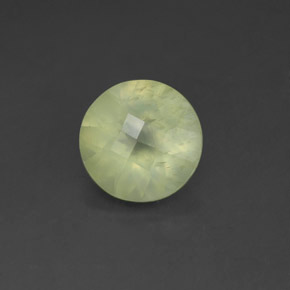 Prehnite naturale verde da 1,71 ct, trasparente, trasparente/traslucido