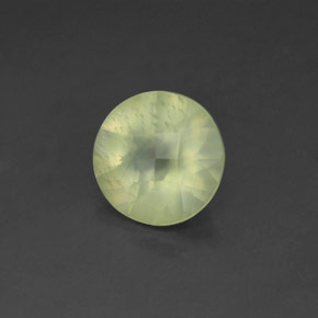 Prehnite naturale verde da 1,71 ct, trasparente, trasparente/traslucido