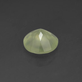 Prehnite naturale verde da 1,71 ct, trasparente, trasparente/traslucido