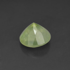 Prehnite naturale verde da 1,97 ct, trasparente, trasparente/traslucido