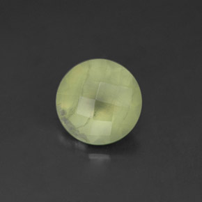 Prehnite naturale verde da 1,71 ct, trasparente, trasparente/traslucido