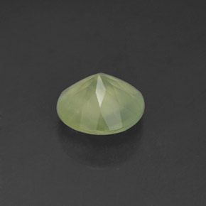Prehnite naturale verde da 1,71 ct, trasparente, trasparente/traslucido