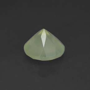 Prehnite naturale verde da 2,08 ct, trasparente, trasparente/traslucido