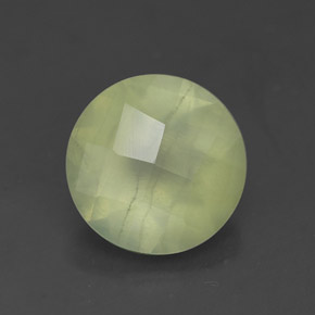 Prehnite Verde naturale da 1.67 ct, Trasparente, Trasparente/Traslucido
