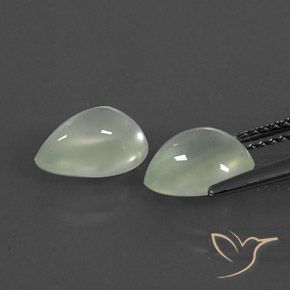 Gemme di Prehnite Yellow Green  naturale da 3.71 ct, Forma a pera, Trasparente