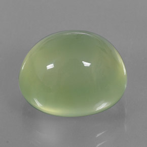 Prehnite naturale verde da 13,26 ct, trasparente, trasparente/traslucido
