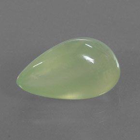 Prehnite naturale verde da 7,24 ct, trasparente, trasparente/traslucido