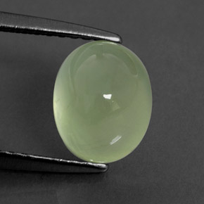 Prehnite naturale verde da 2,11 ct, trasparente, trasparente/traslucido