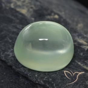 Prehnite Light Green  naturale da 2.61 ct, Ovale, Trasparente