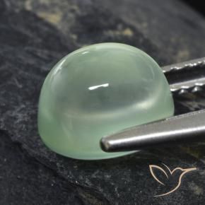 Prehnite Light Green  naturale da 2.61 ct, Ovale, Trasparente