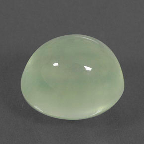 Prehnite naturale verde da 2,27 ct, trasparente, trasparente/traslucido