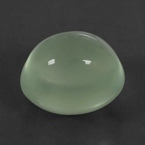 Prehnite naturale verde da 4,05 ct, trasparente, trasparente/traslucido
