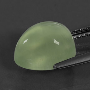 Prehnite Verde naturale da 4.69 ct, Trasparente, Trasparente/Traslucido